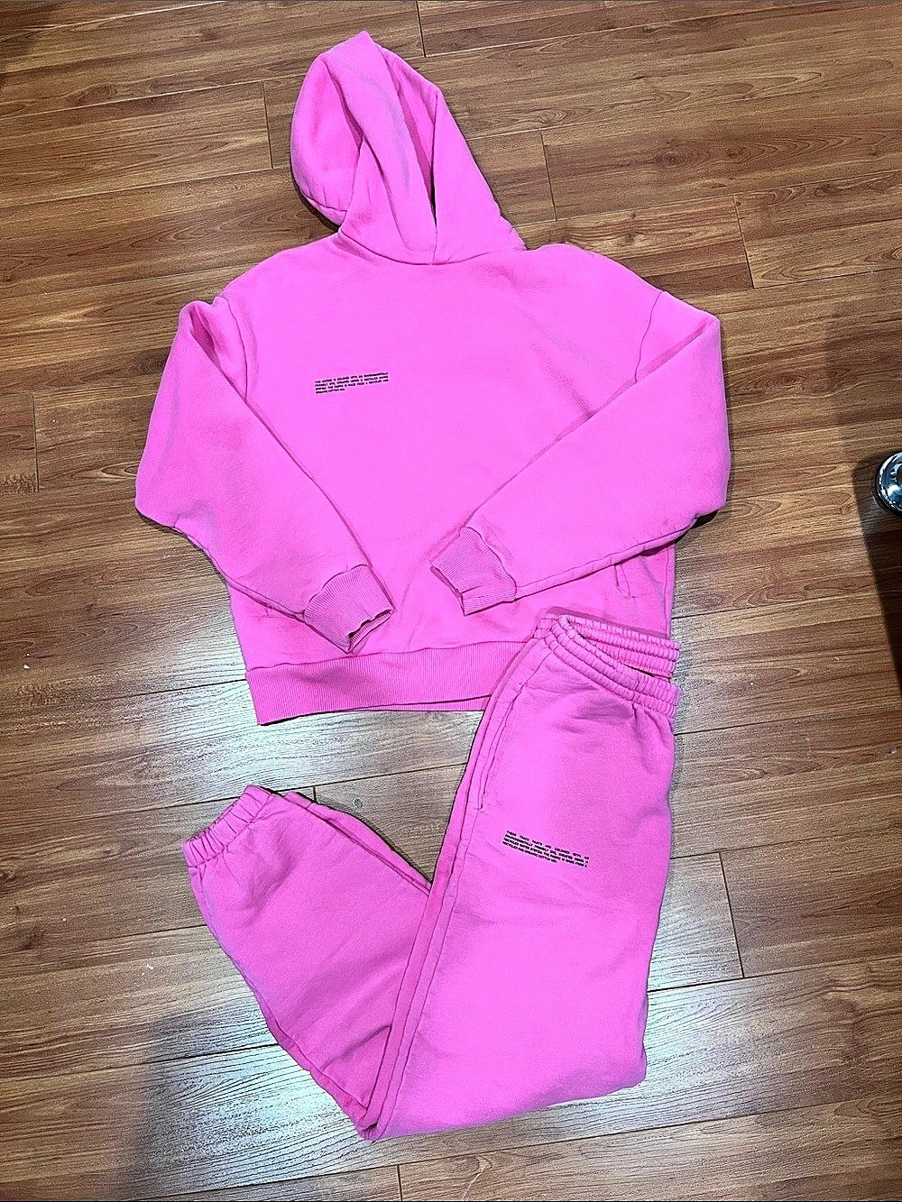 PANGAIA 365 Signature Tracksuit (Hoodie and Track Pants) Pink Hoodie & Track